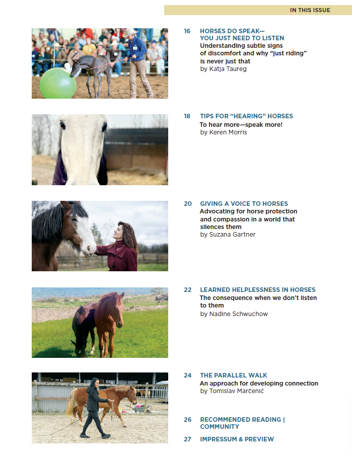 Magazine Table of Contemts